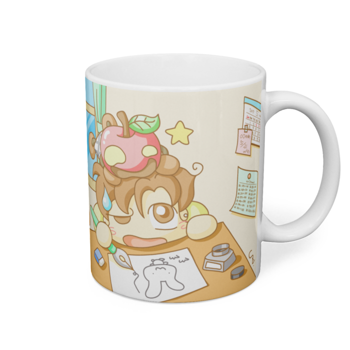 マグカップ - 直径8cm / 高さ9.5cm