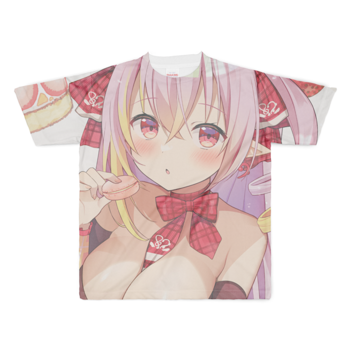 奏音おんぷ生誕祭2024フルグラフィックTシャツ - XL - 正面印刷のみ