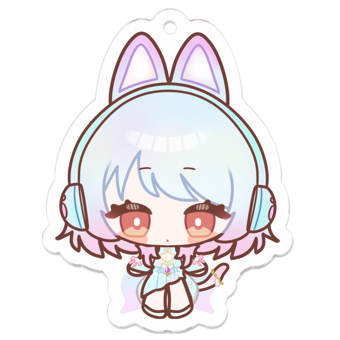 アクリルキーホルダー - 50 x 50 (mm)