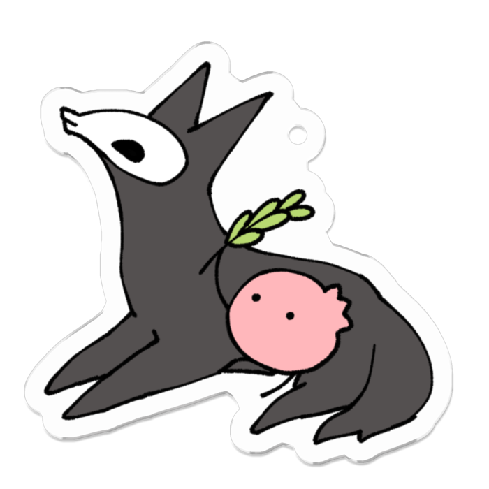 アクリルキーホルダー - 50 x 50 (mm)