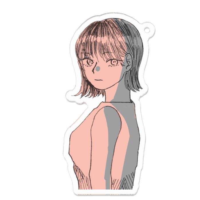 アクリルキーホルダー - 70 x 70 (mm)