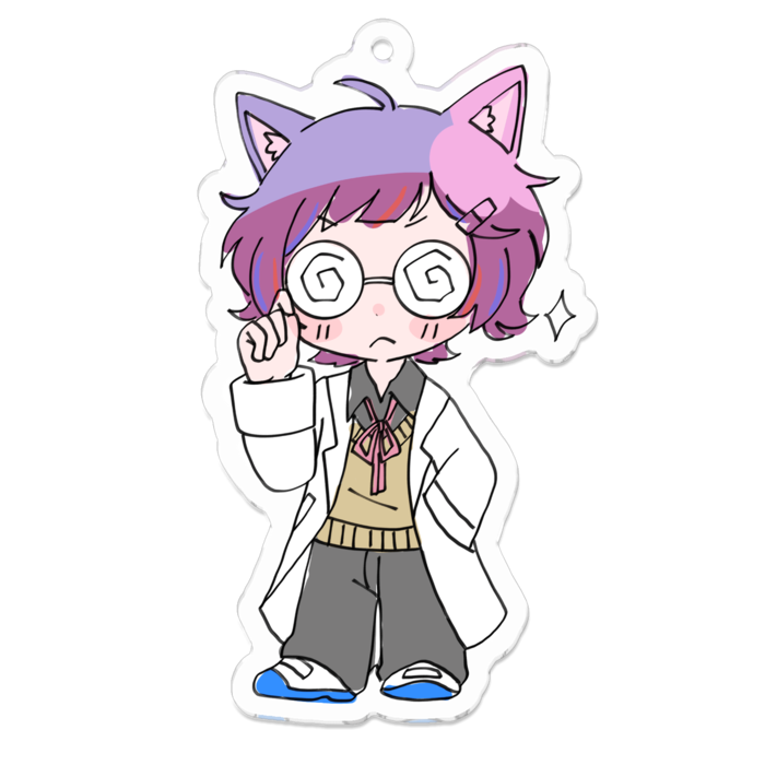 アクリルキーホルダー - 70 x 70 (mm)