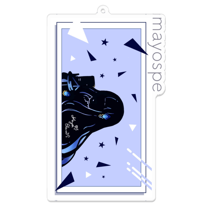 mayospe もっと大きめアクキー𖤐´-