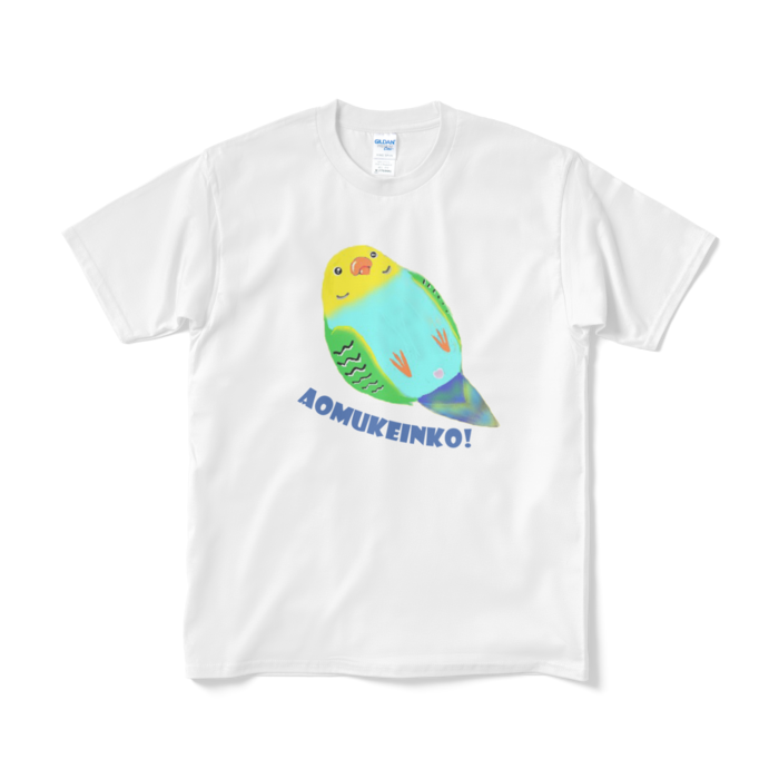 仰向けインコtシャツ 全4色 ゆうのふわっとしょっぷ 彡星波ゆうこのお店 Booth