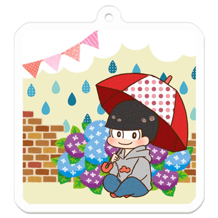 アクリルキーホルダー - 50 x 50 (mm)