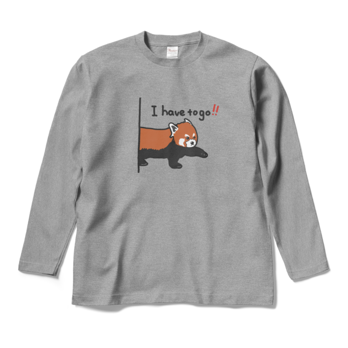 ロングスリーブTシャツ - M - 杢グレー
