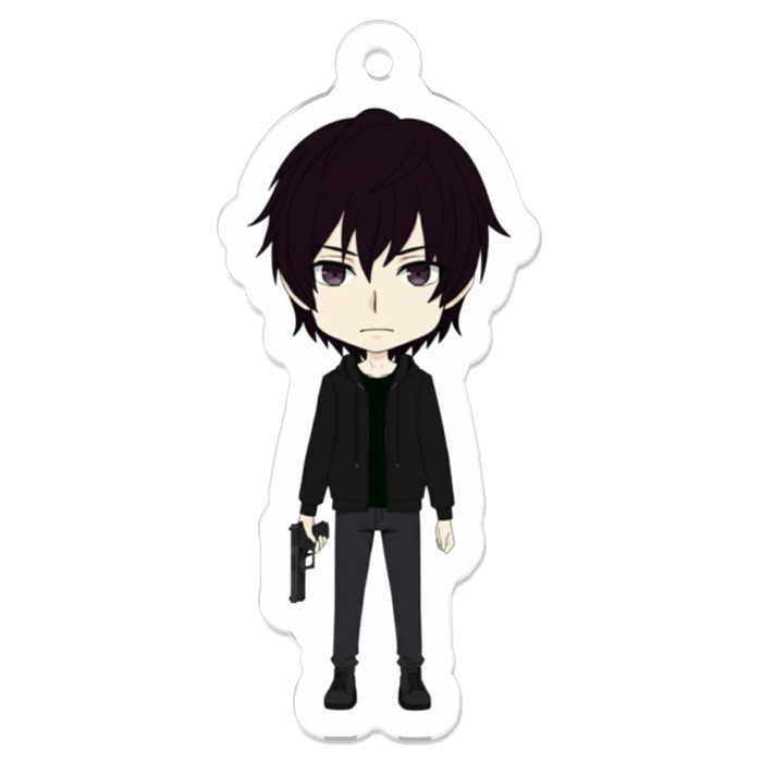 アクリルキーホルダー（コーティング） - 50 x 50 (mm)