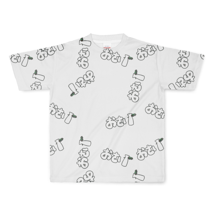 フルグラフィックTシャツ - L - 両面印刷