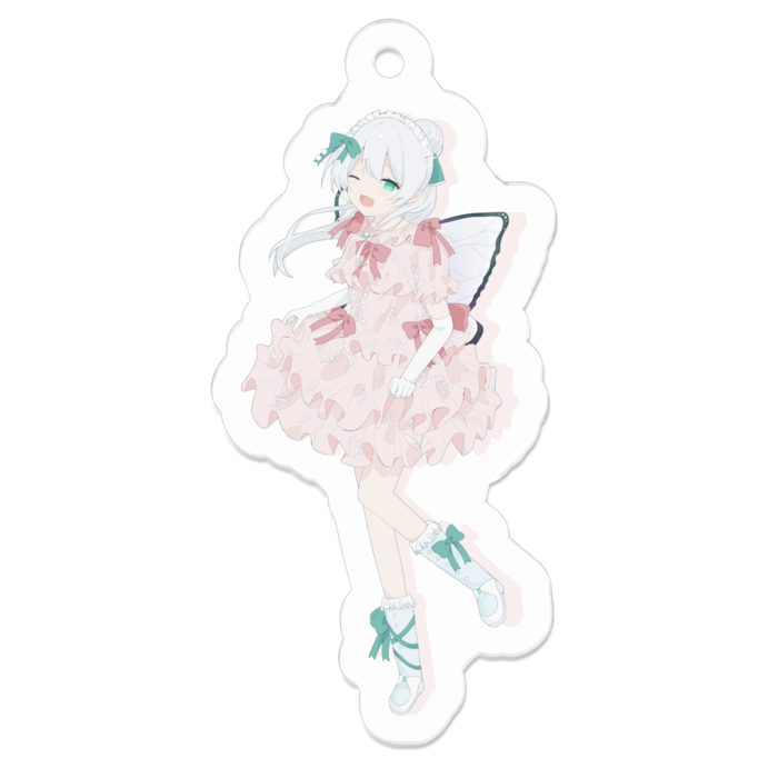 アクリルキーホルダー - 50 x 50 (mm)