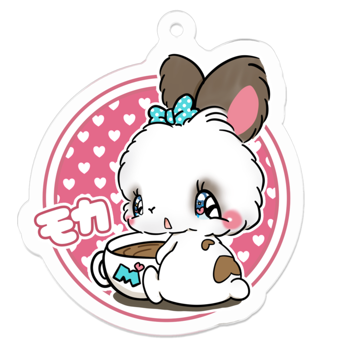 アクリルキーホルダー - 50 x 50 (mm)