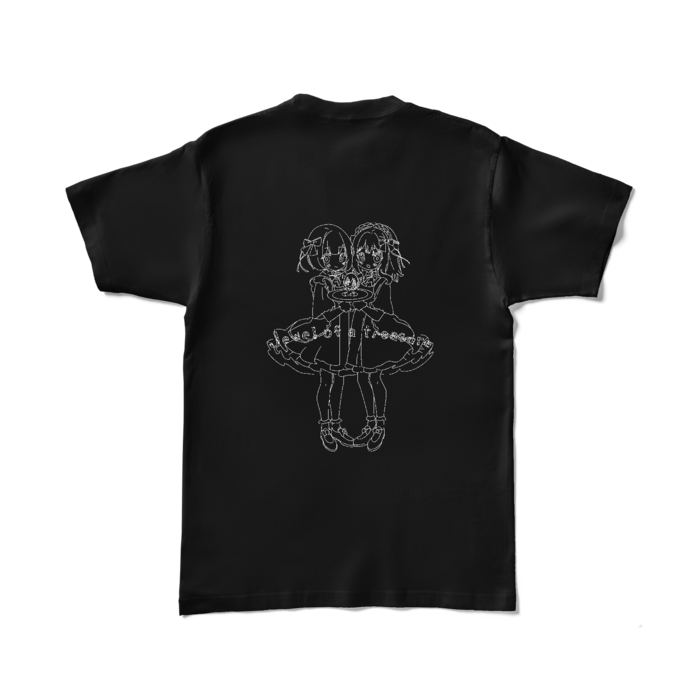 デザインTシャツ - L - ブラック (濃色)