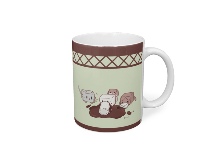 マグカップ - 直径 8 cm / 高さ 9.5 cm