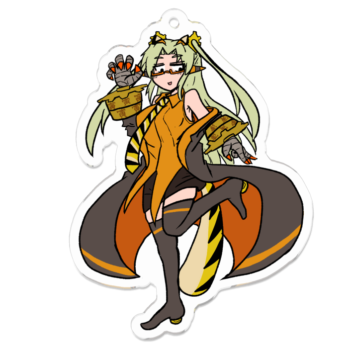 アクリルキーホルダー - 70 x 70 (mm)