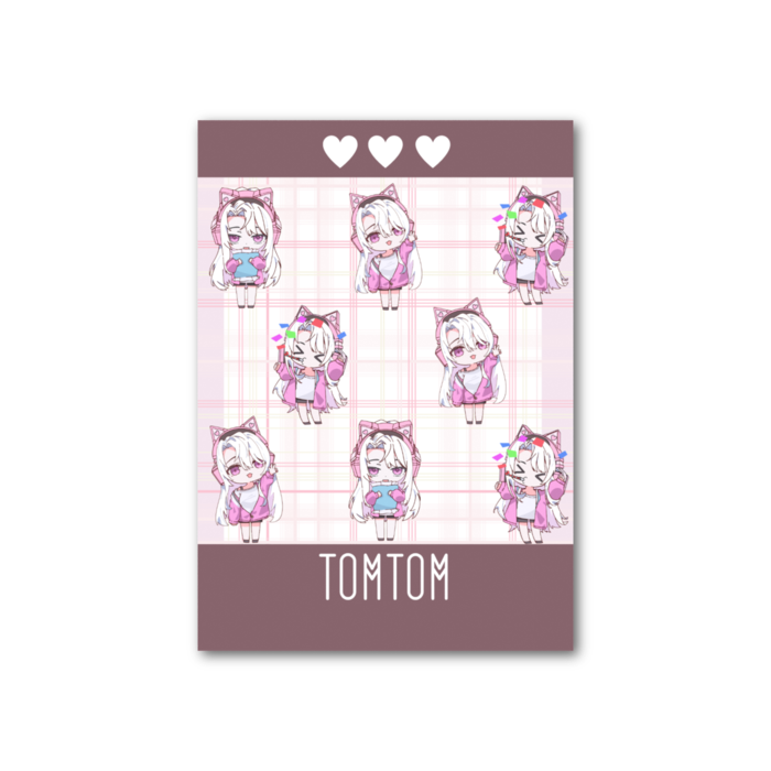 フォト風カード - 縦 - 片面