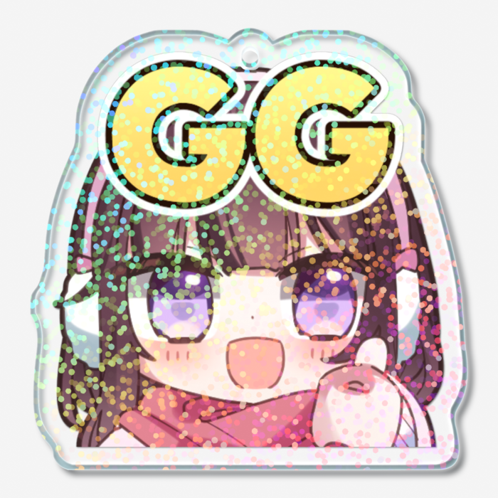 ホログラムアクリルキーホルダー - 50 × 50mm