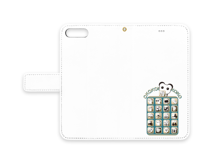 手帳型iPhoneケース - iPhone 8 Plus / 7 Plus - ストラップ穴 あり