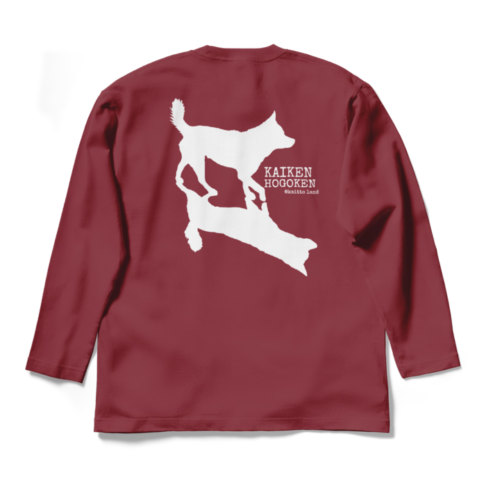 ロングスリーブTシャツ - L - バーガンディ