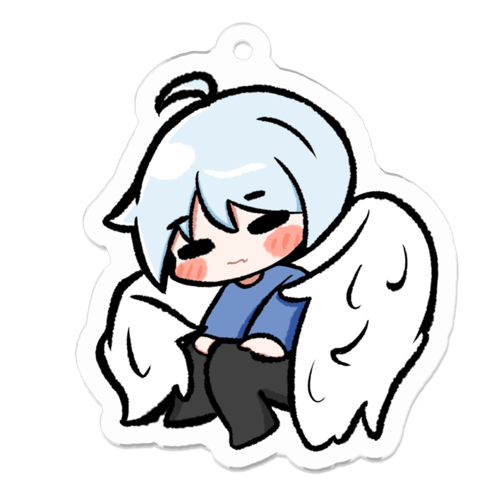 アクリルキーホルダー - 50 x 50 (mm)