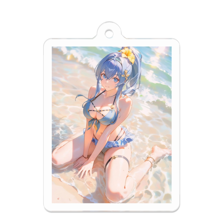 アクリルキーホルダー - 50 x 50 (mm)