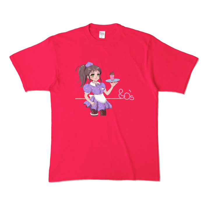 カラーTシャツ - XL - ホットピンク (濃色)