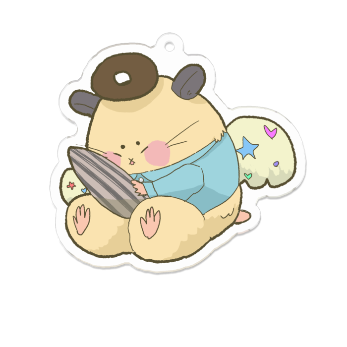 アクリルキーホルダー - 70 x 70 (mm)