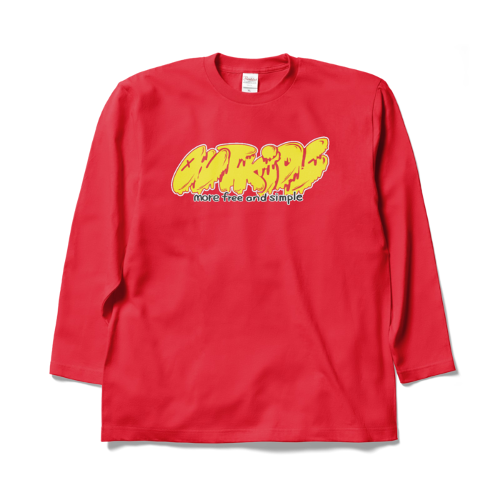 ロングスリーブTシャツ - XL - レッド