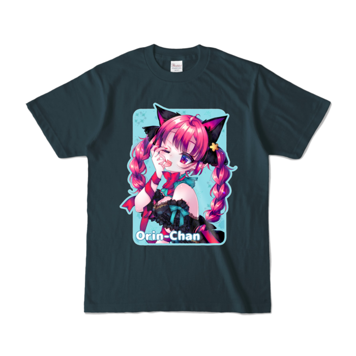 カラーTシャツ - S - デニム (濃色)