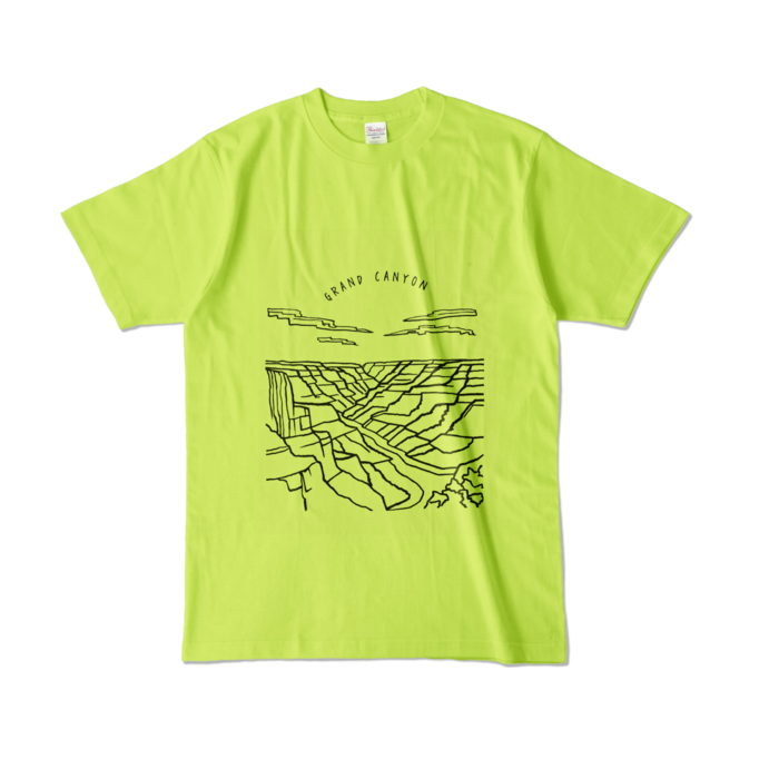 カラーTシャツ - L - ライトグリーン (淡色)