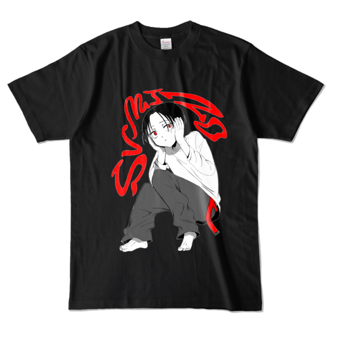 カラーTシャツ - L - ブラック (濃色)