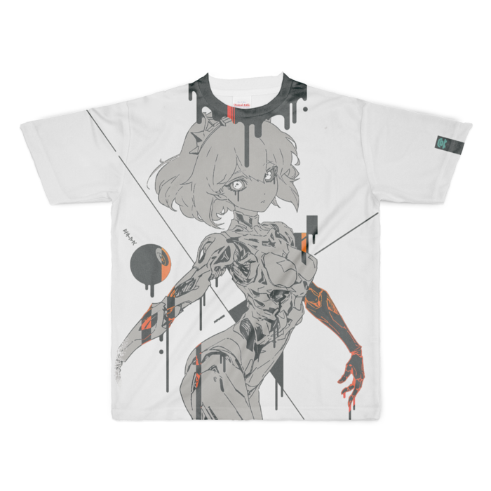 フルグラフィックTシャツ - XL - 正面印刷のみ