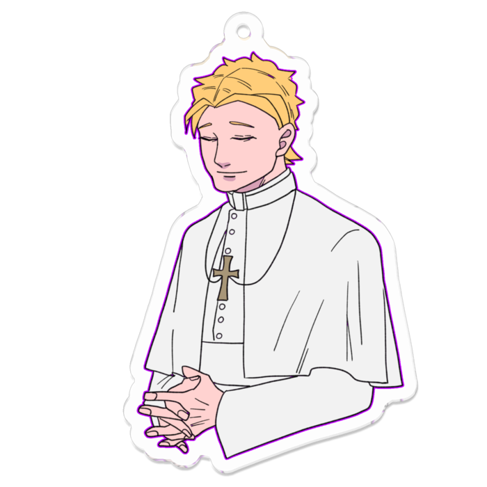 アクリルキーホルダー - 70 x 70 (mm)