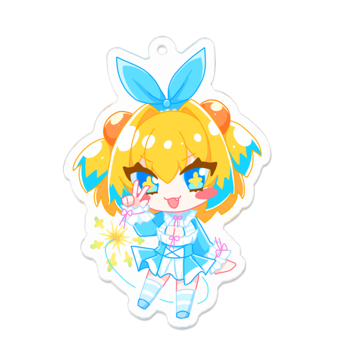 アクリルキーホルダー - 70 x 70 (mm)