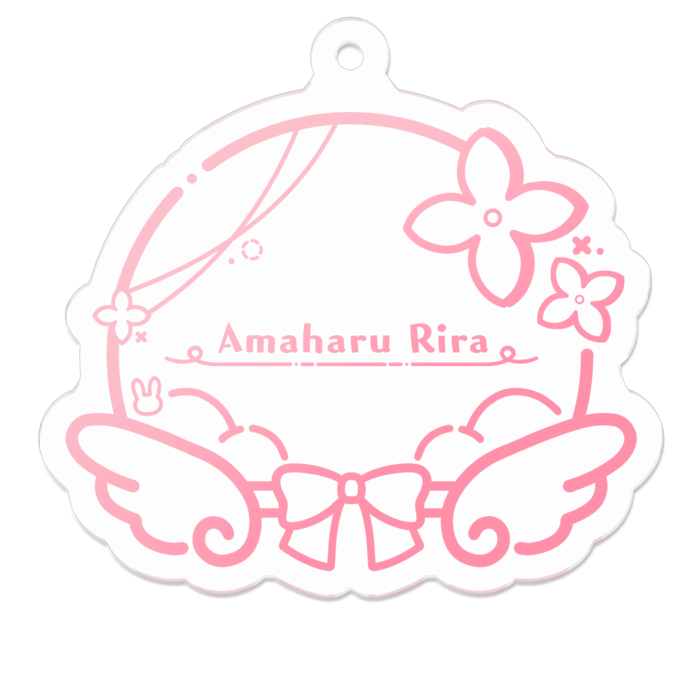 アクリルキーホルダー - 50 x 50 (mm)