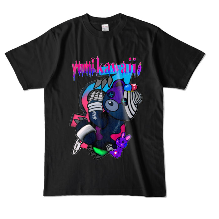 カラーTシャツ - L - ブラック (濃色)(2)