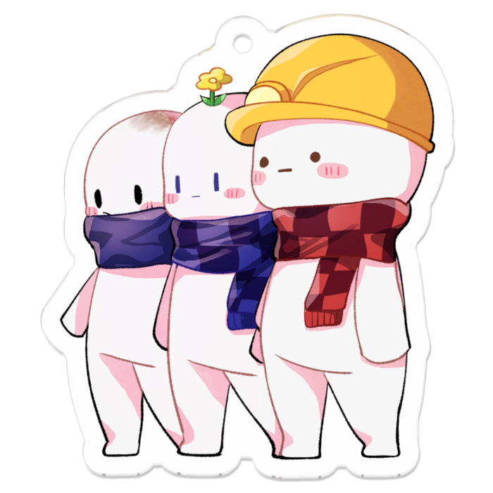 アクリルキーホルダー - 50 x 50 (mm)