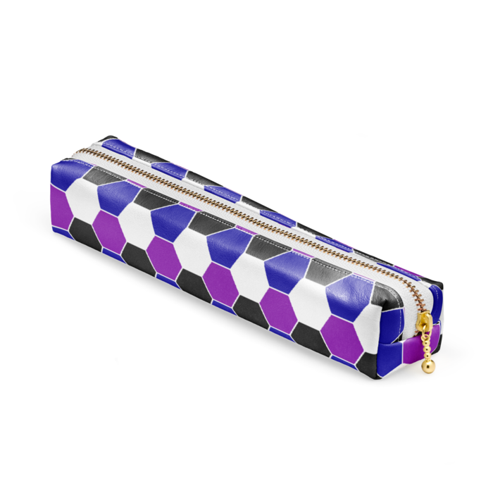 ペンケース - 20 x 4 x 4cm - ホワイト
