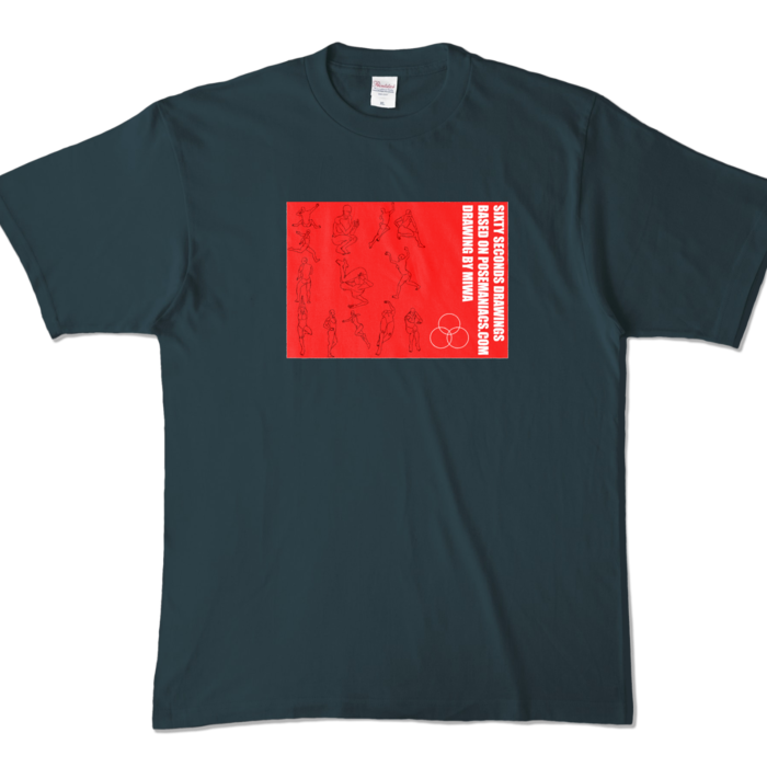 カラーTシャツ - XL - デニム (濃色)