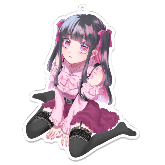 アクリルキーホルダー - 100 x 100 (mm)