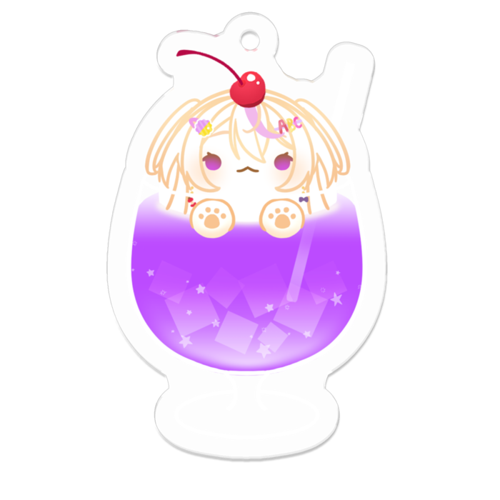 アクリルキーホルダー - 50 x 50 (mm)