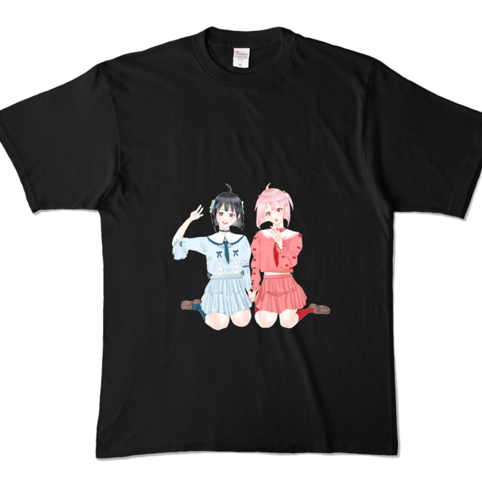 カラーTシャツ - XL - ブラック (濃色)