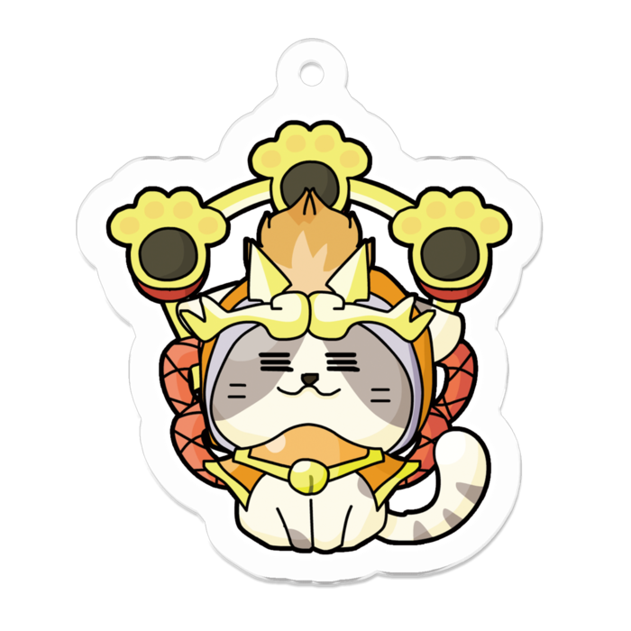 アクリルキーホルダー - 50 x 50 (mm)