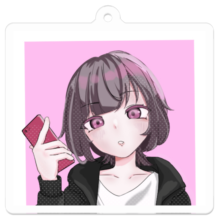 アクリルキーホルダー - 50 x 50 (mm)