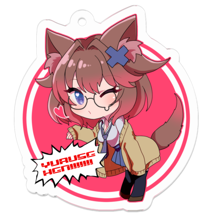 アクリルキーホルダー - 50 x 50 (mm)