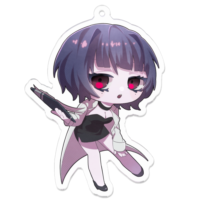 アクリルキーホルダー（コーティング） - 70 x 70 (mm)