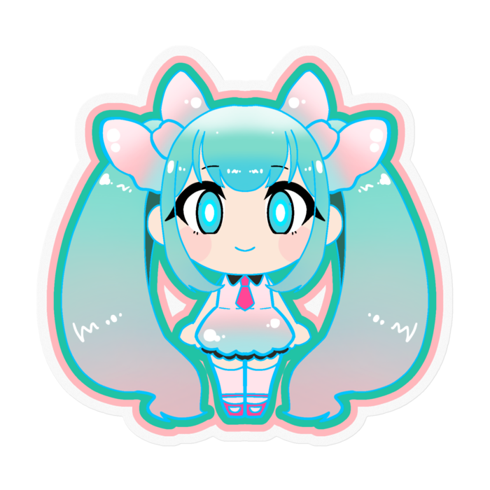 ステッカー - 100 x 100 (mm)