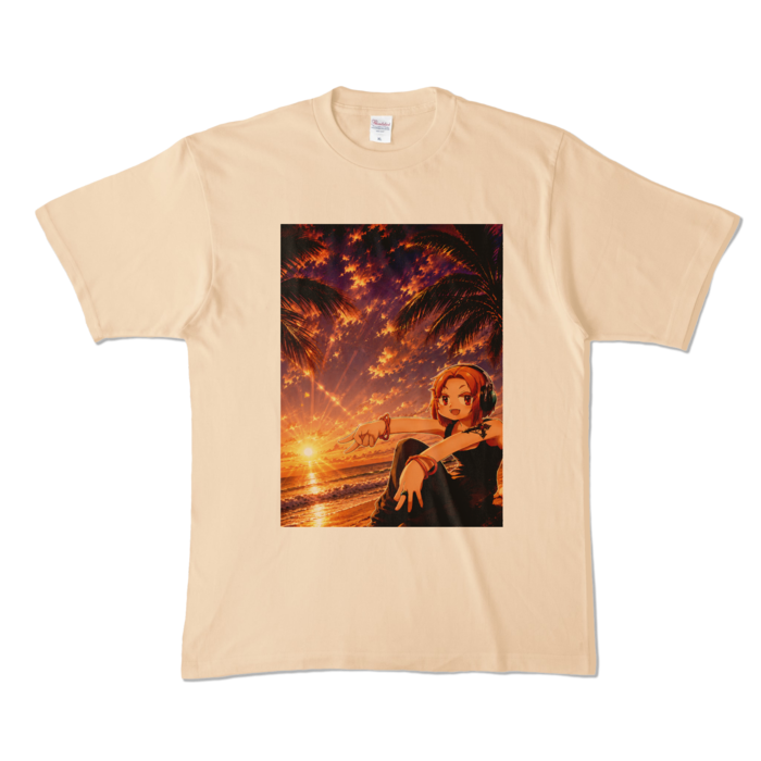 カラーTシャツ - XL - ナチュラル (淡色)
