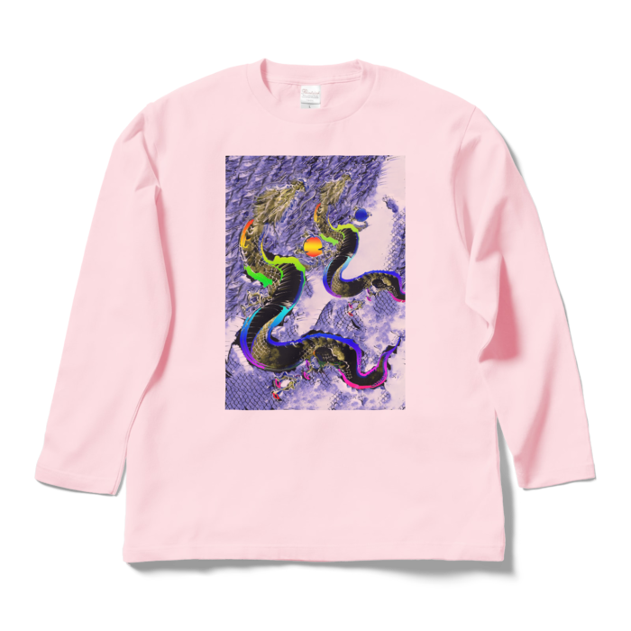 ロングスリーブTシャツ - L - ライトピンク