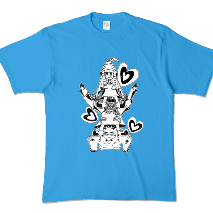 カラーTシャツ - XL - ターコイズ (濃色)