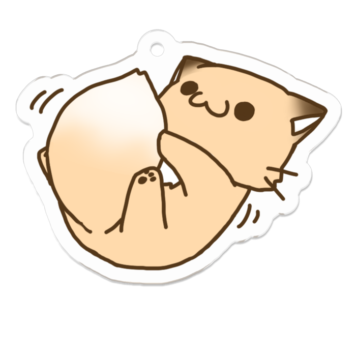 アクリルキーホルダー（コーティング） - 50 x 50 (mm)