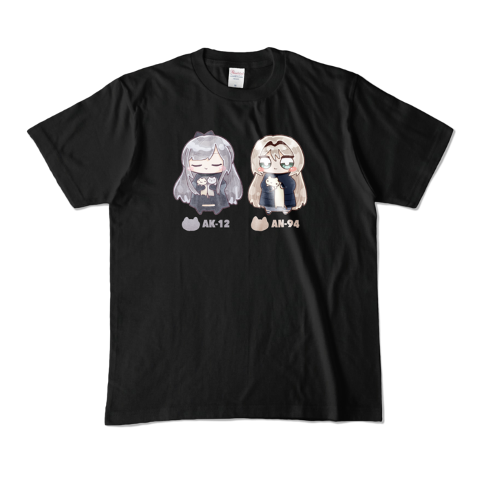 カラーTシャツ - M - ブラック